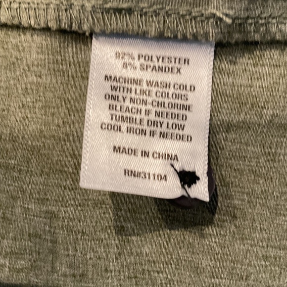 Zelos Short Sleeve Hybrid Shirt - XXL - Green Fade Heather - Picture 6 of 6